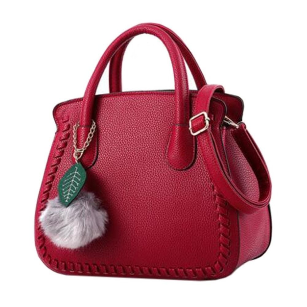Elegant Pu Leather Handbag Shoulder Bag Durable Ladies Bag Purse Tote